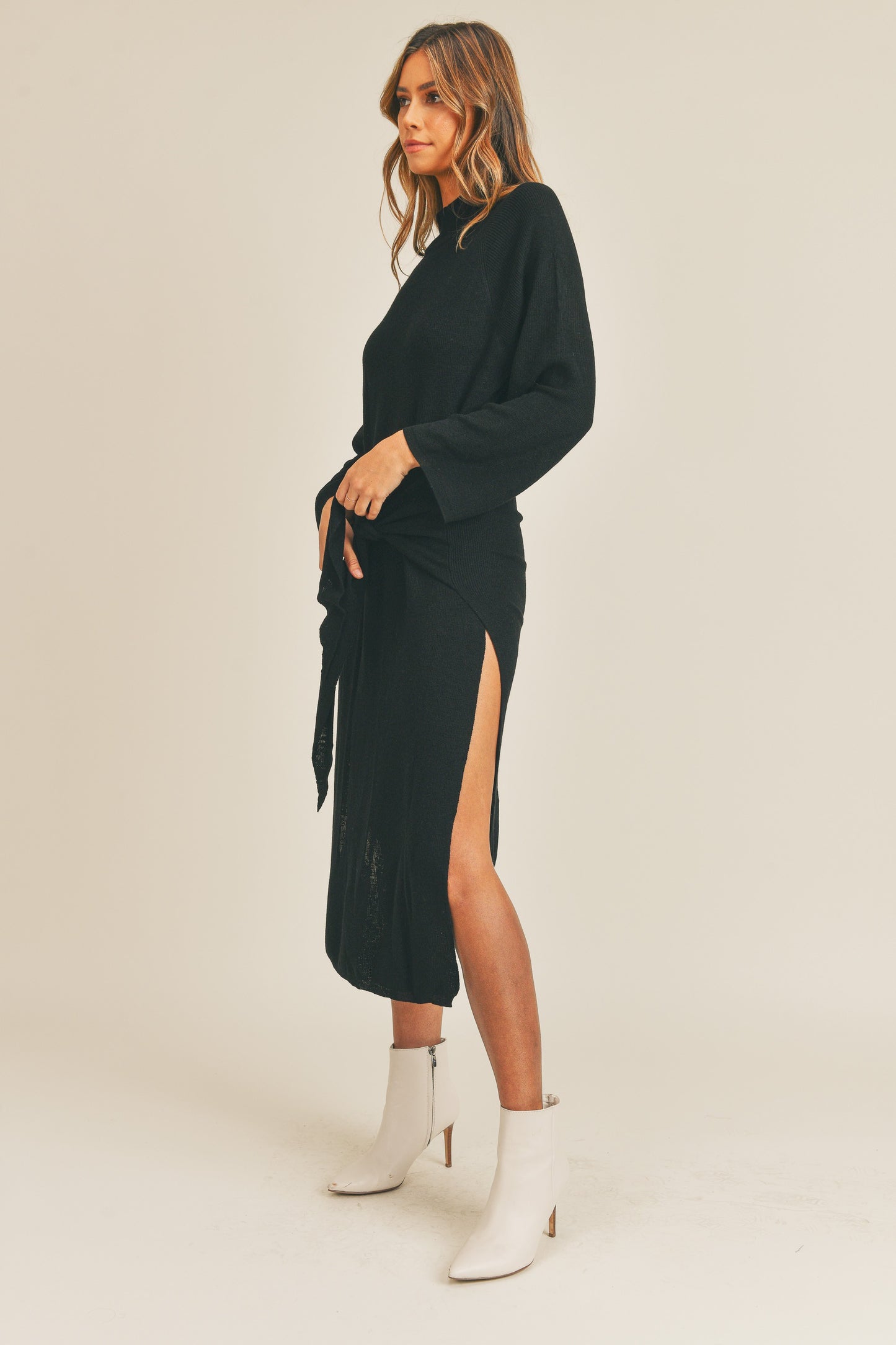THE DIANA BLACK DRESS