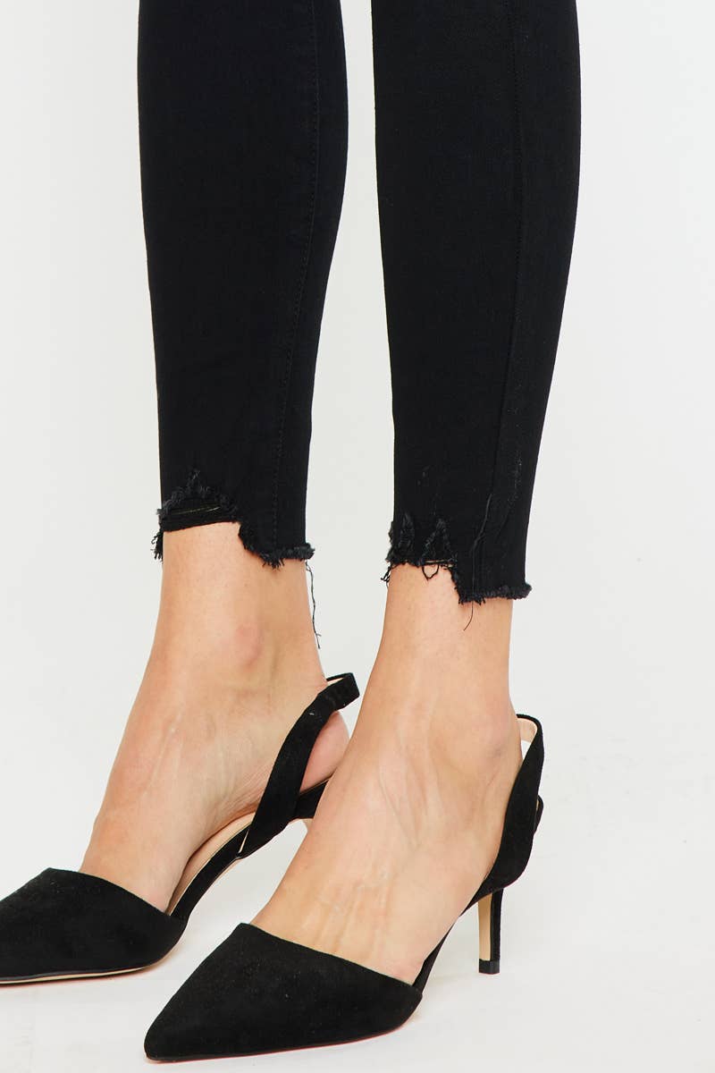 KANCAN BUTTON DOWN BLACK JEANS