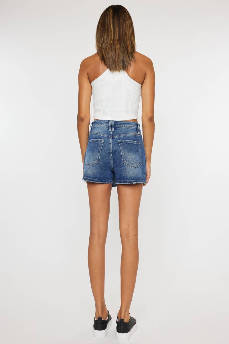 KANCAN CROSS OVER DENIM SKORT