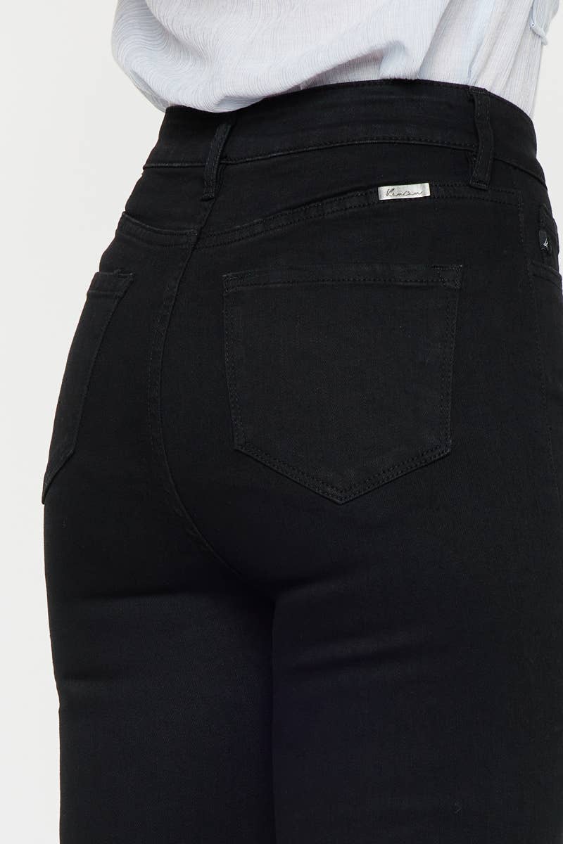 KANCAN BUTTON DOWN BLACK JEANS
