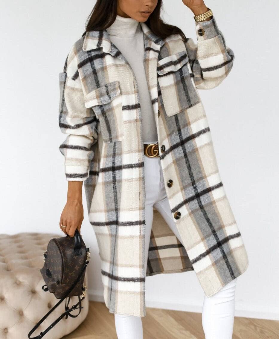 FRAYED TRENCH SHACKET