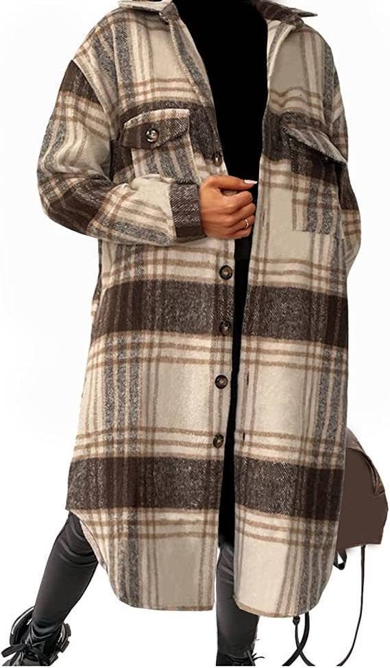 FRAYED TRENCH SHACKET