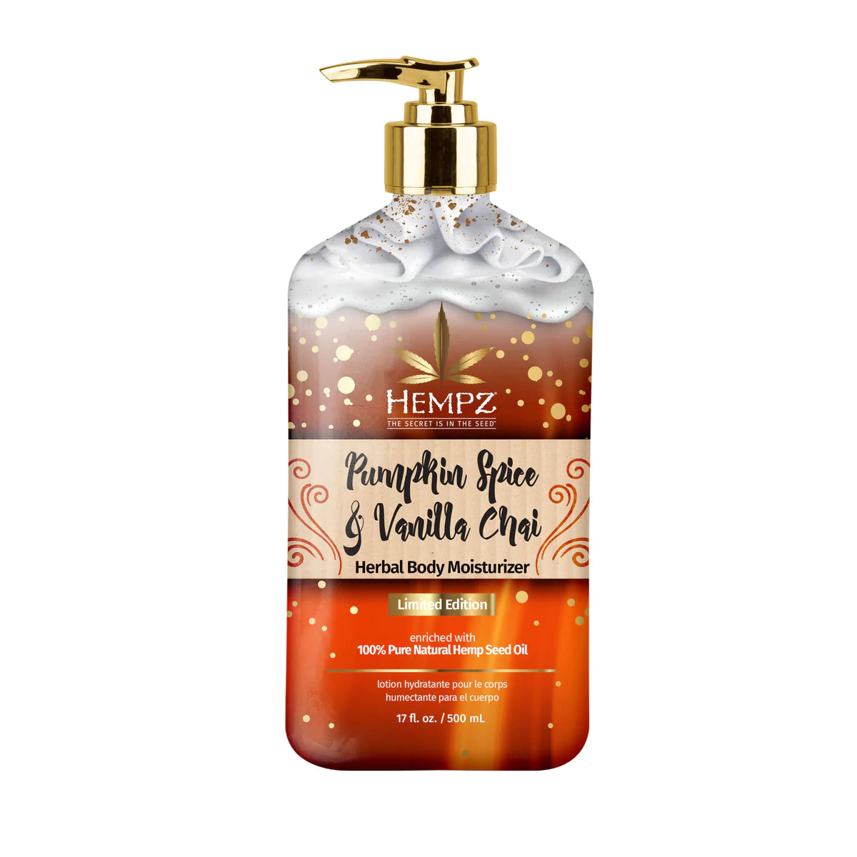 HEMPZ PUMPKIN SPICE & VANILLA CHAI BODY LOTION
