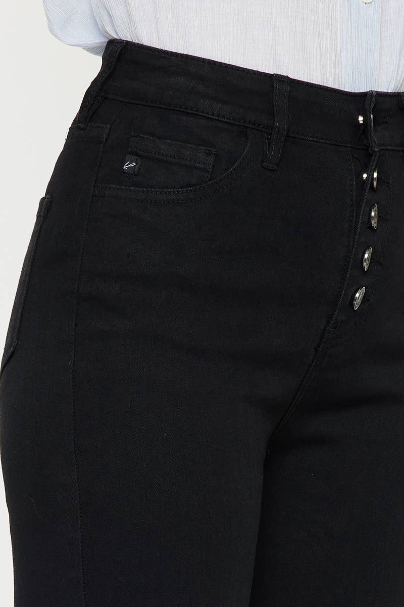 KANCAN BUTTON DOWN BLACK JEANS