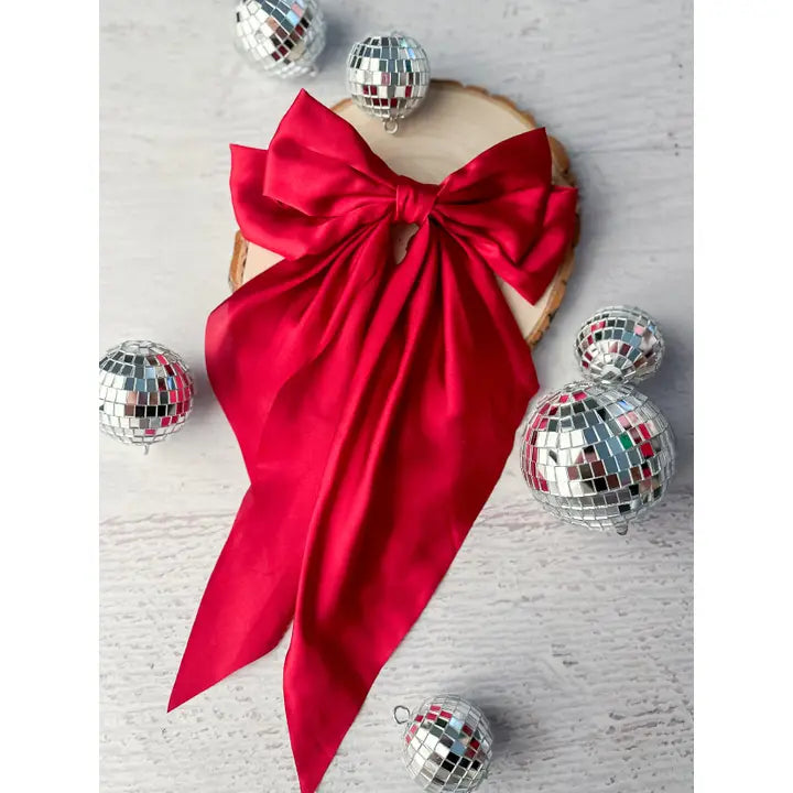 SATIN HAIR BOWS