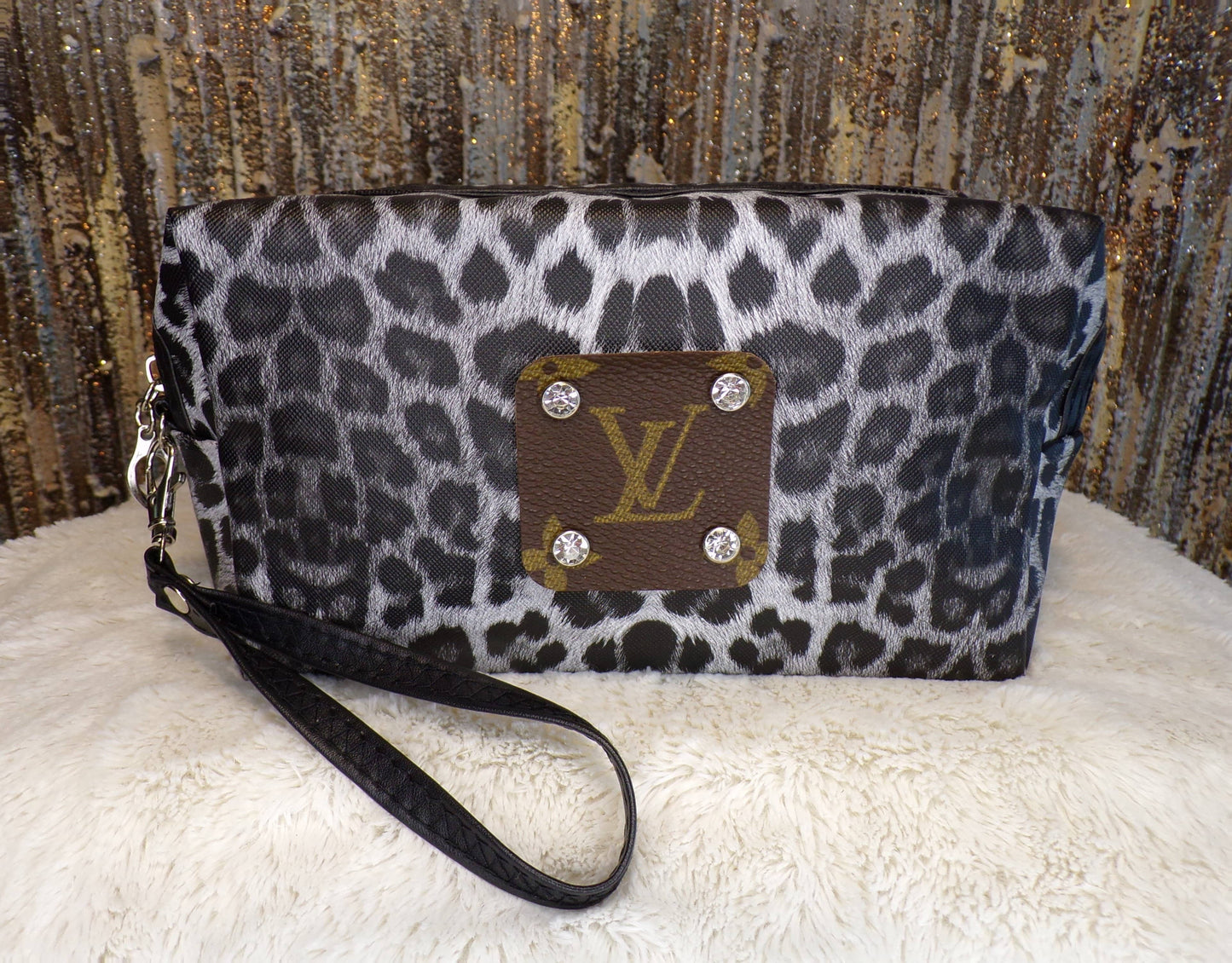UPCYCLED LV MAKEUP BAG