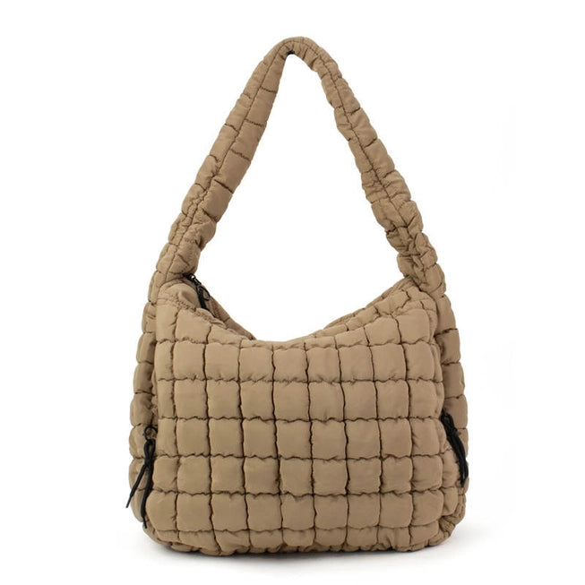 CARMELLA PUFFERQUILT SHOULDER BAG