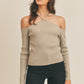 THE COLD SHOULDER SWEATER