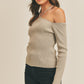 THE COLD SHOULDER SWEATER