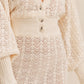 SWEET CREAM KNIT SWEATER DRESS