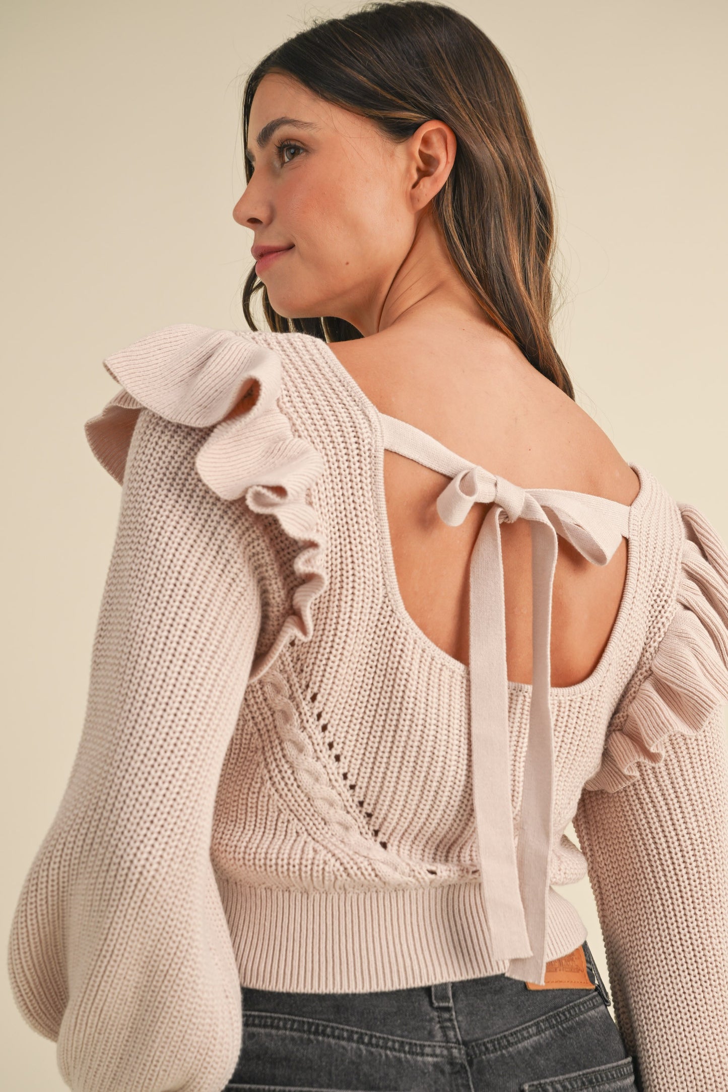 DUSTY PINK PERFECTION SWEATER