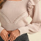 DUSTY PINK PERFECTION SWEATER