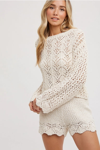 SNOWY DETAILS SWEATER