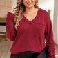 RUBY RED SWEATER - CURVY