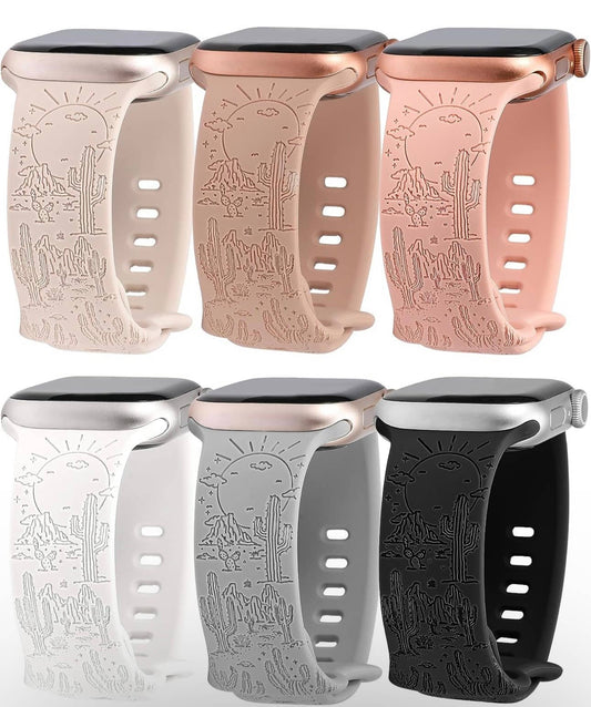 ENGRAVED WESTERN WATCH BANDS