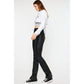 KANCAN LEATHER BOOTCUT JEANS