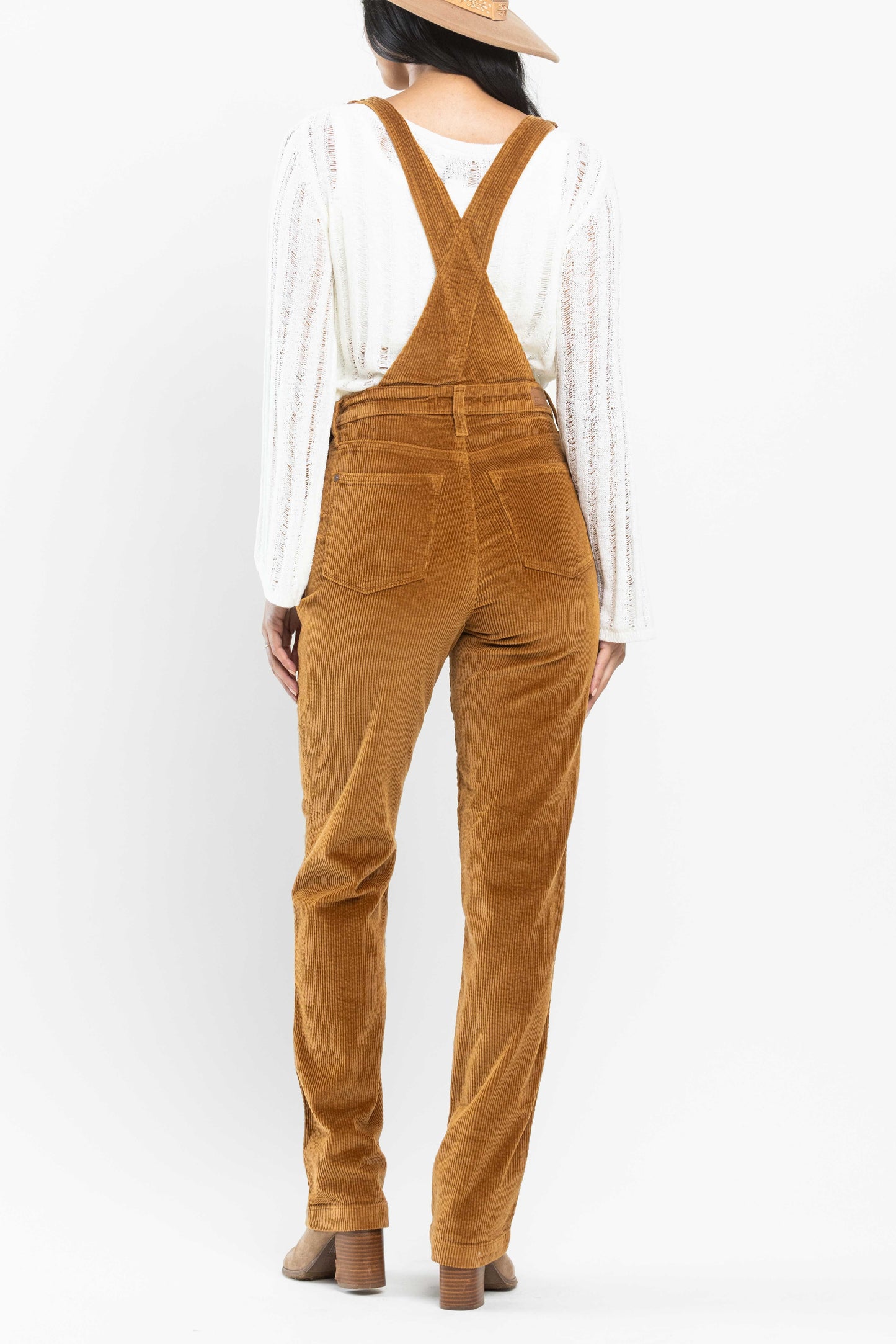 HW OVERDYED CORDUROY OVERALL STRAIGHT