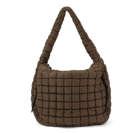 CARMELLA PUFFERQUILT SHOULDER BAG