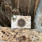 UPCYCLED LV CREAM LIGHT BROWN COW CREDIT CARD HOLDER
