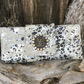 UPCYCLED SILVER LEOPARD WALLET
